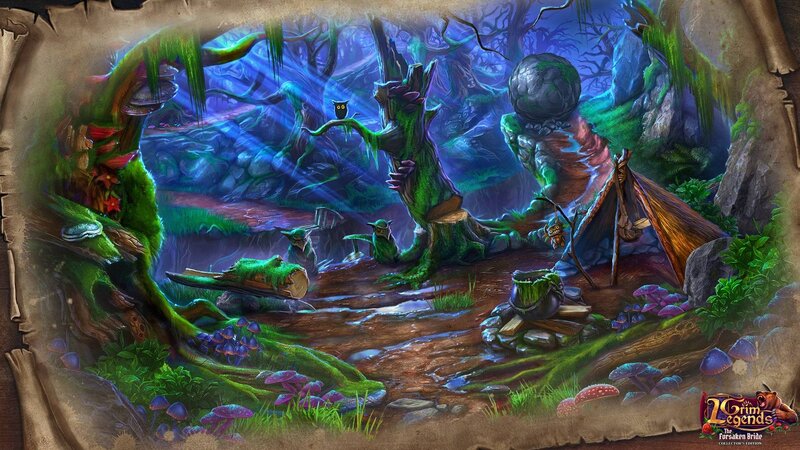 Goblin Camp in Forest — Green