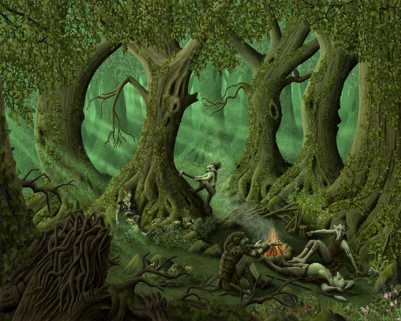 Goblin Camp in Forest