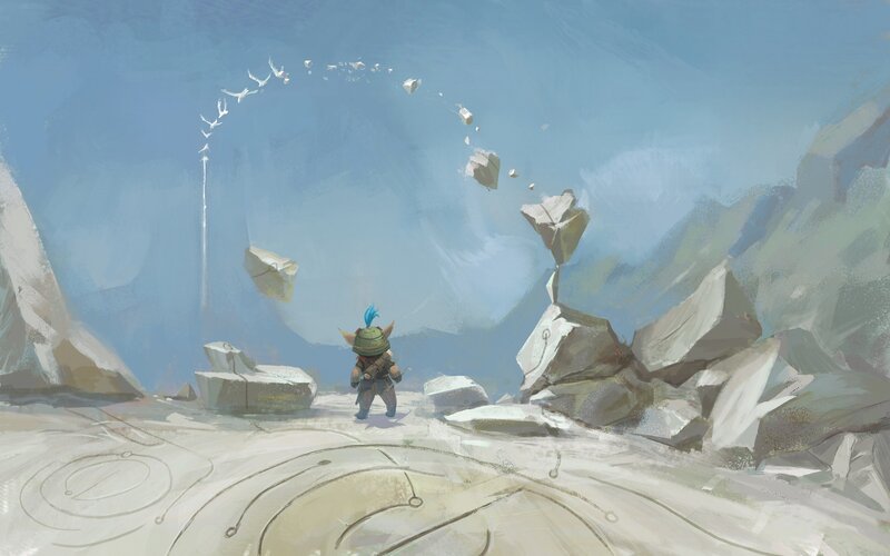 Goblin Character in Canyon