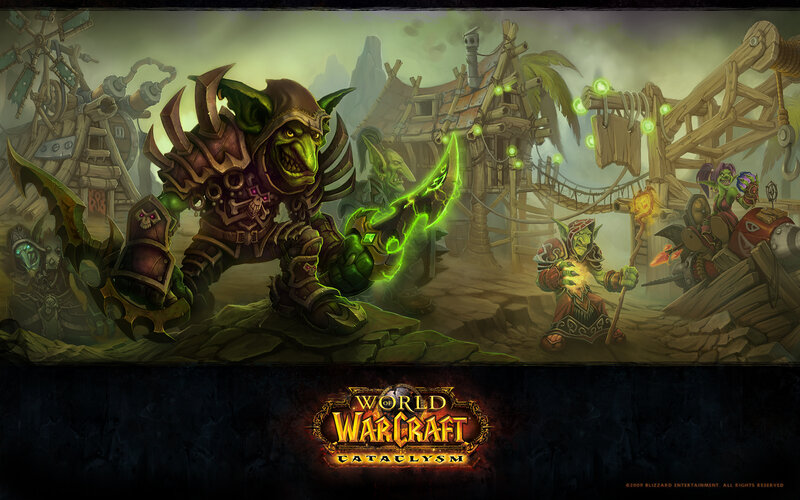 Goblin characters in a fantasy setting