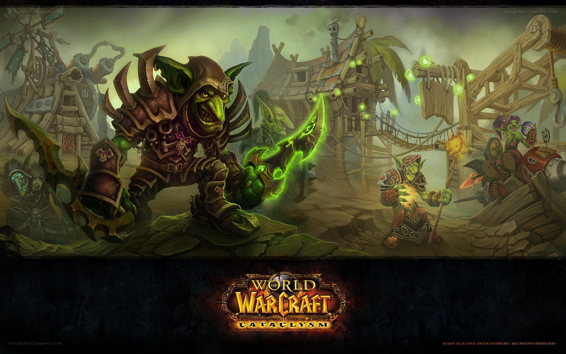 Goblin characters in a fantasy setting