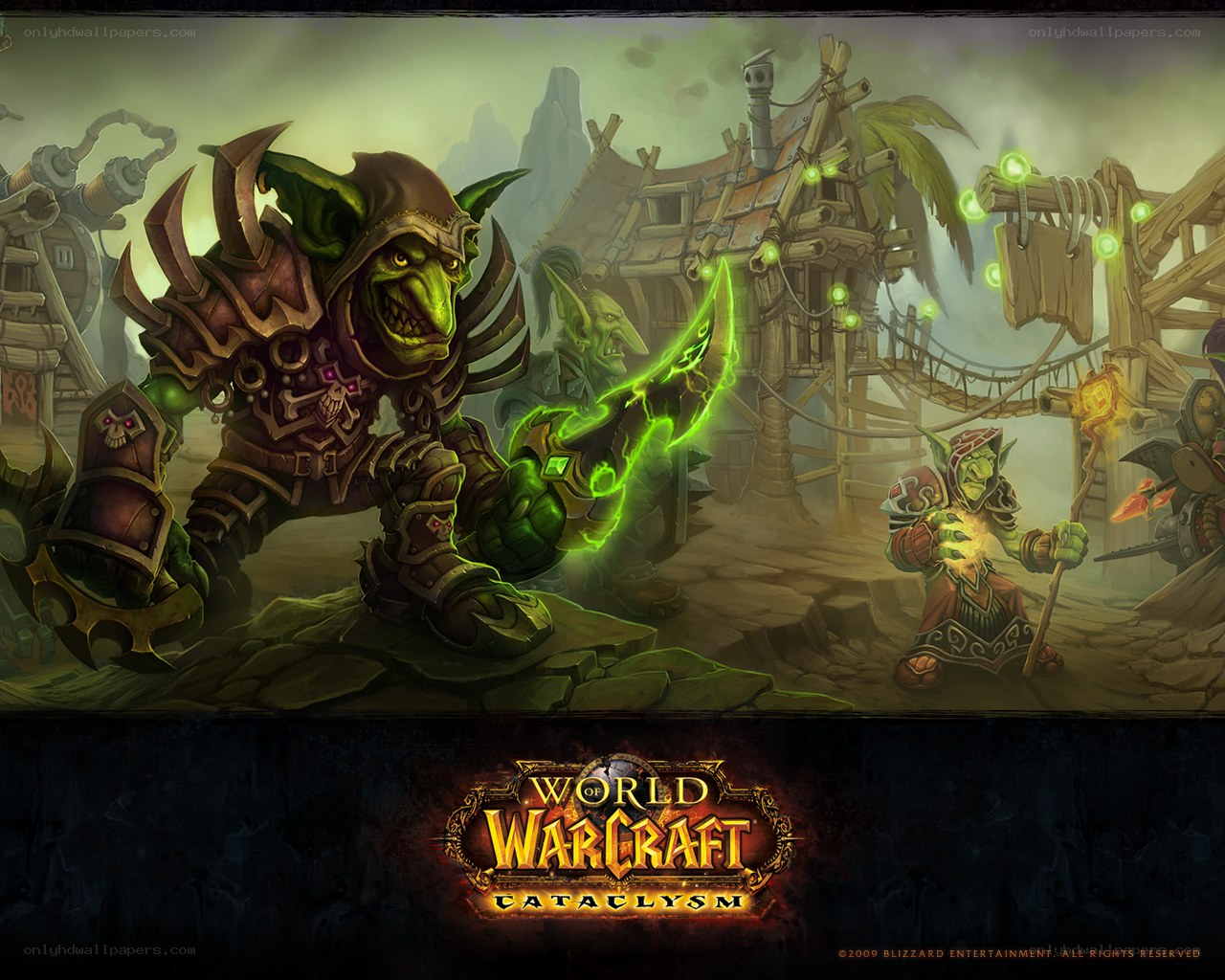 Goblin characters in a fantasy setting