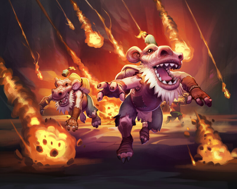 Goblin Creatures Running