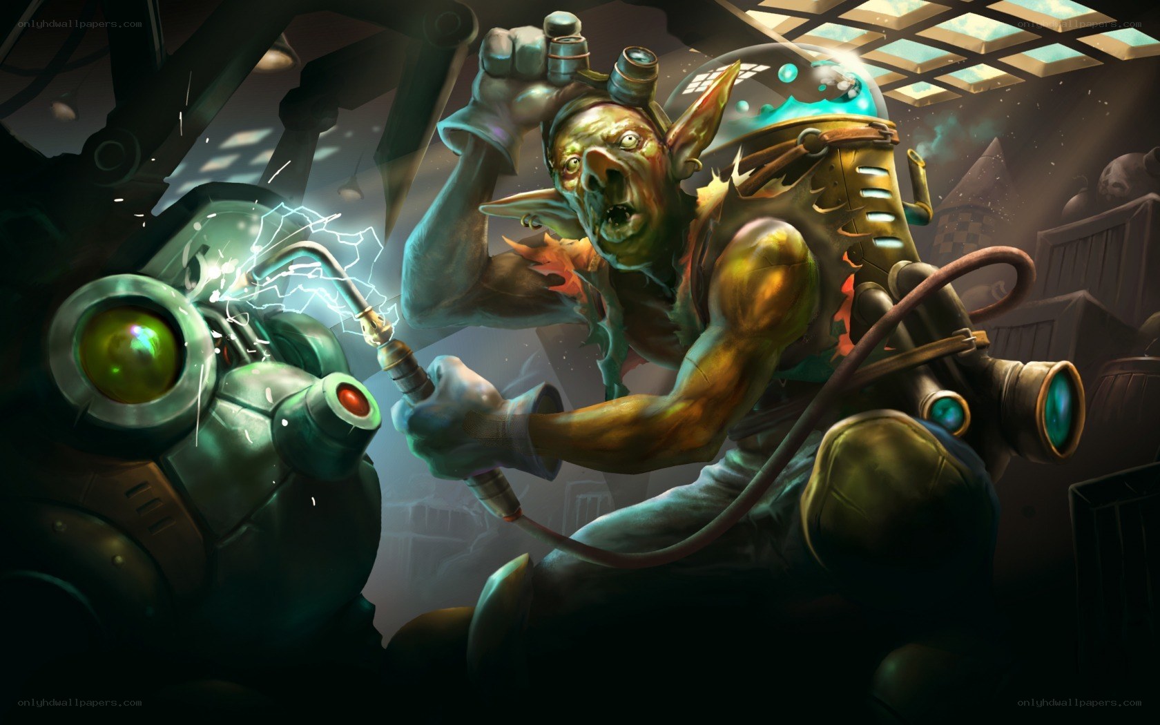 goblin engineer at work