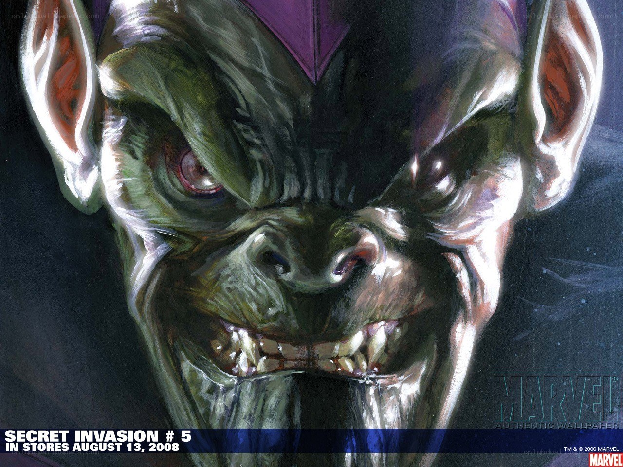 Goblin face from Secret Invasion