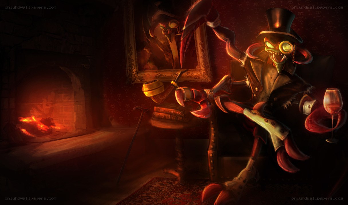 Goblin in a cozy room