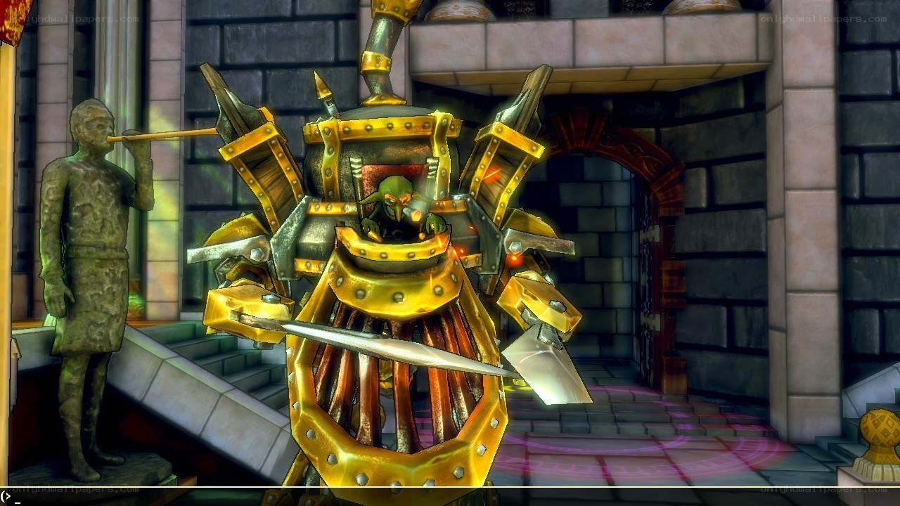 goblin in golden armor