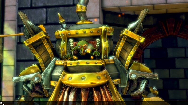 goblin in mechanical suit