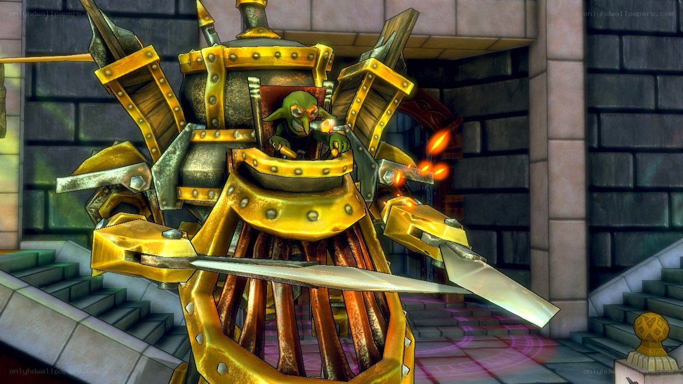 goblin in mechanical suit