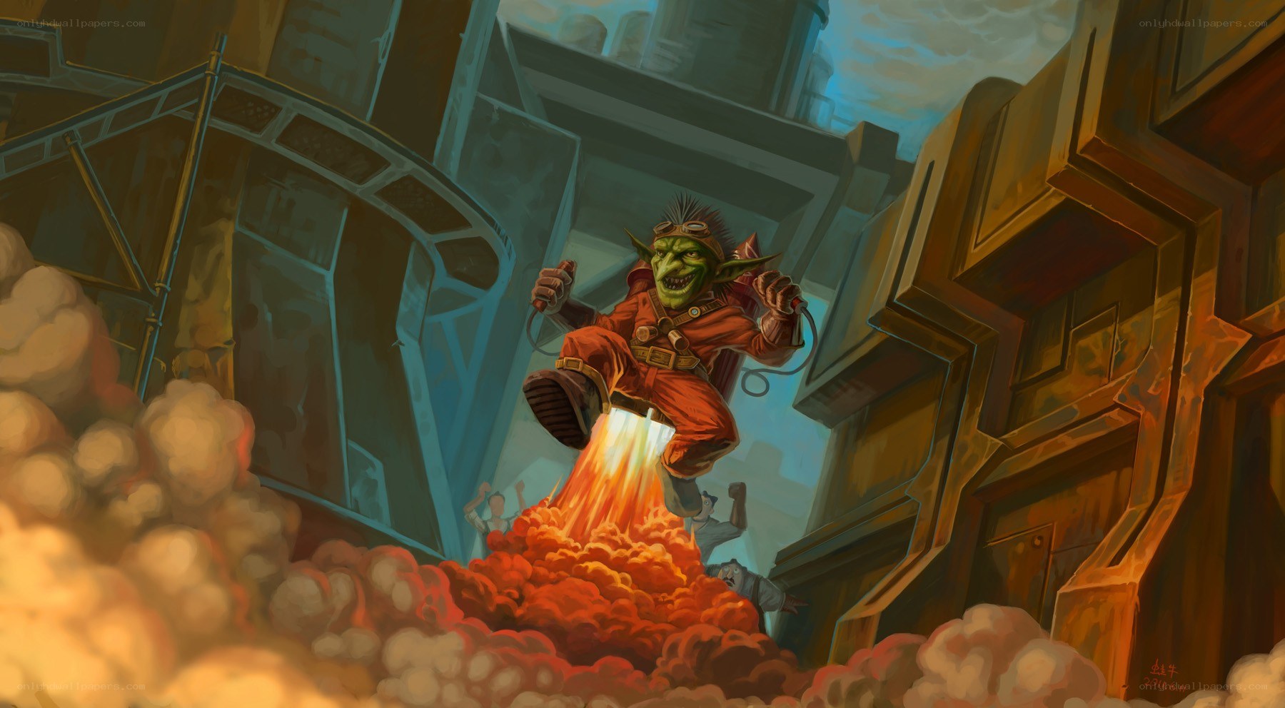 goblin in rocket pack