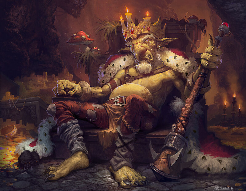 Goblin King on Throne
