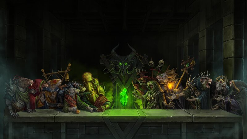 Goblin-like Creatures at Table