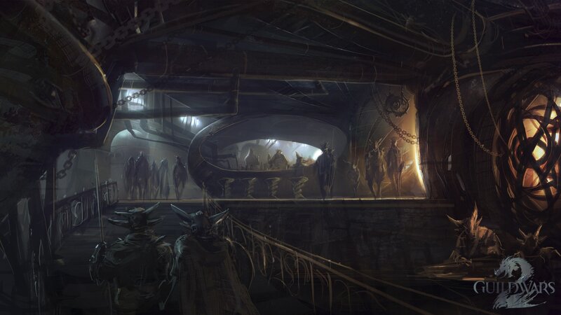 Goblin-like Figures in Hall
