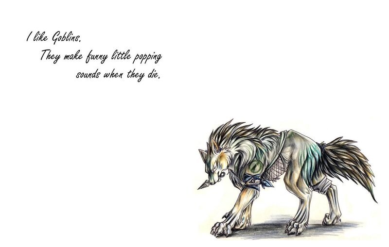 Goblin-loving wolf creature