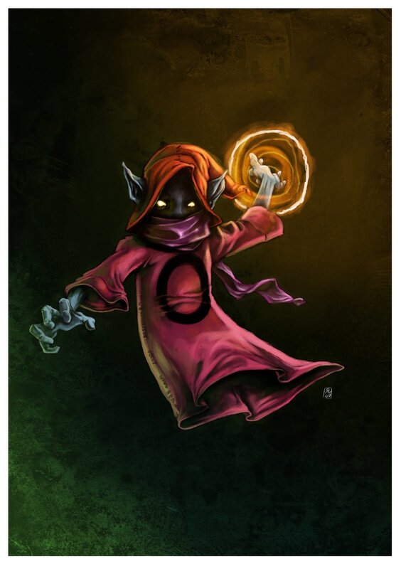 Goblin Mage Casting Spell