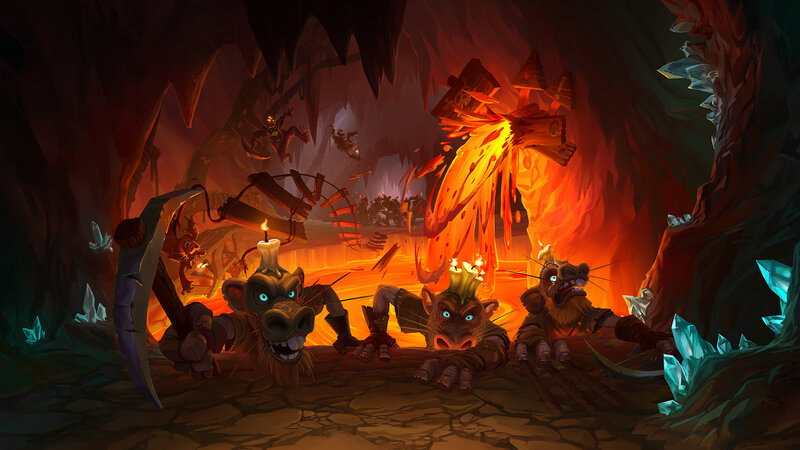 Goblin Miners in Cave