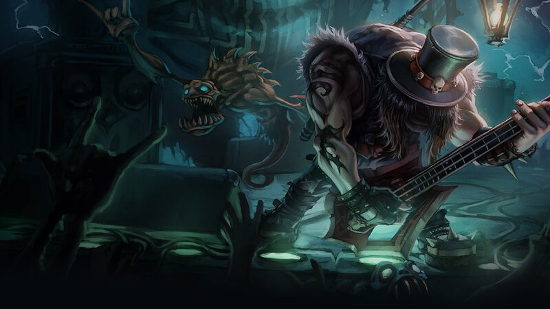 Goblin Musician Playing Bass