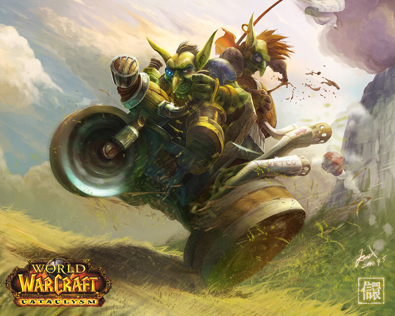 Goblin on Motorcycle