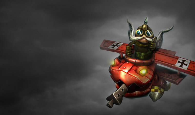 Goblin Pilot in Red Aircraft