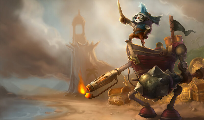 Goblin Pirate on Robot