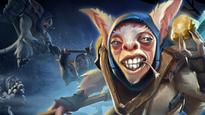 Goblin raiders in action