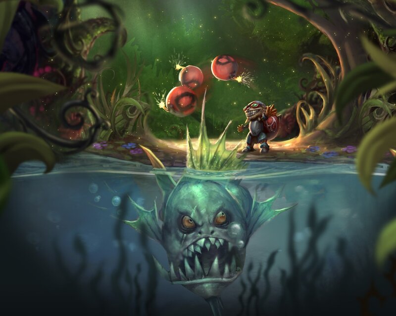 Goblin Throwing Bombs