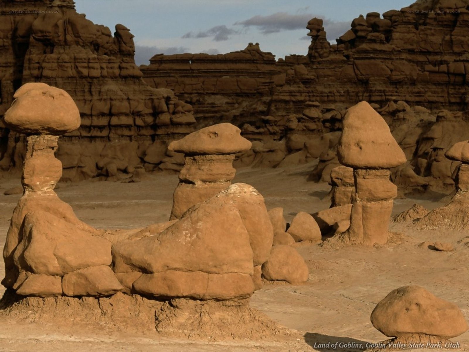 Goblin Valley rock formations