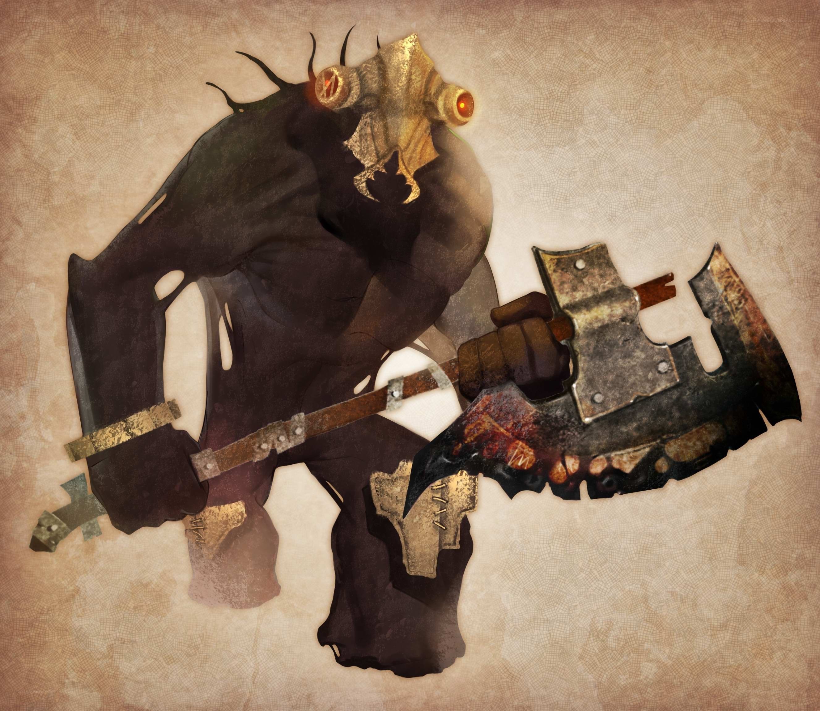 goblin warrior with axe