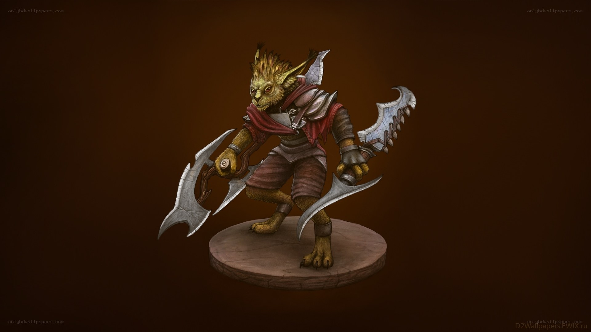 goblin warrior with dual blades