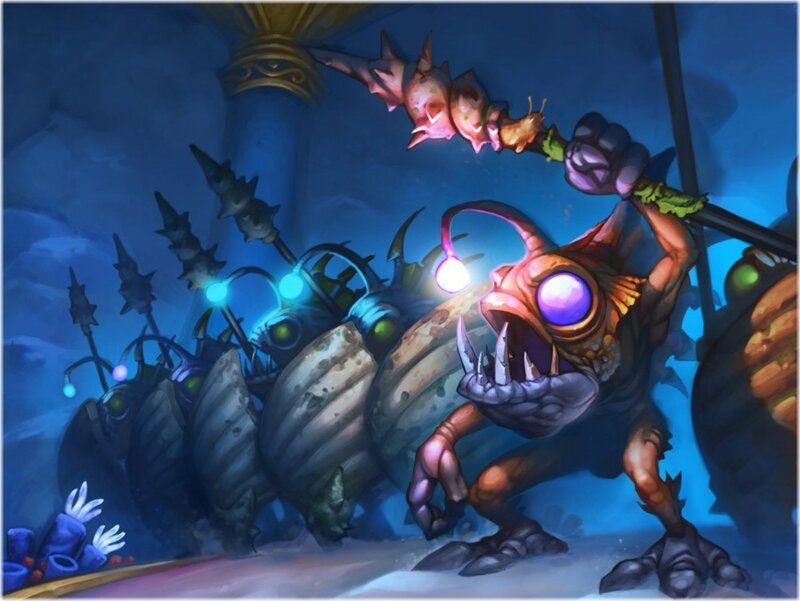 Goblin warrior with glowing eye
