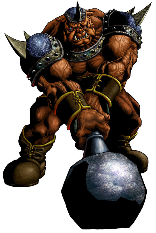 goblin warrior with hammer