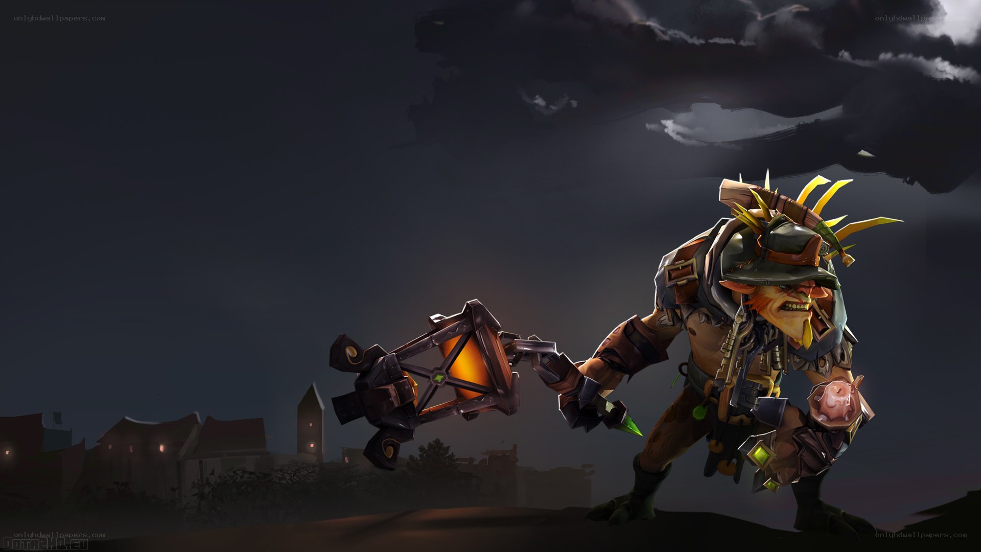 goblin warrior with lantern