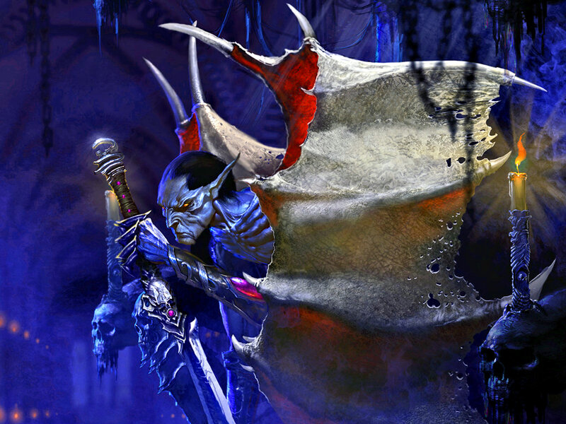 Goblin Warrior with Sword — Blue