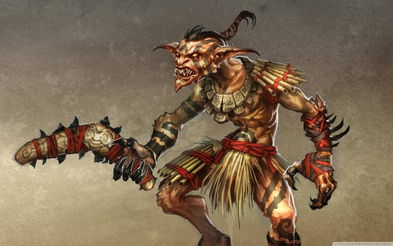 Goblin Warrior with Weapon