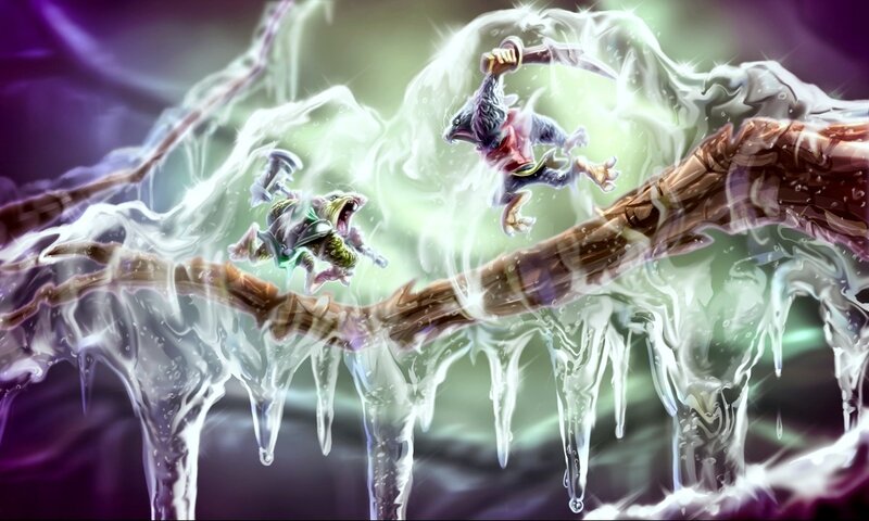 Goblin warriors in battle