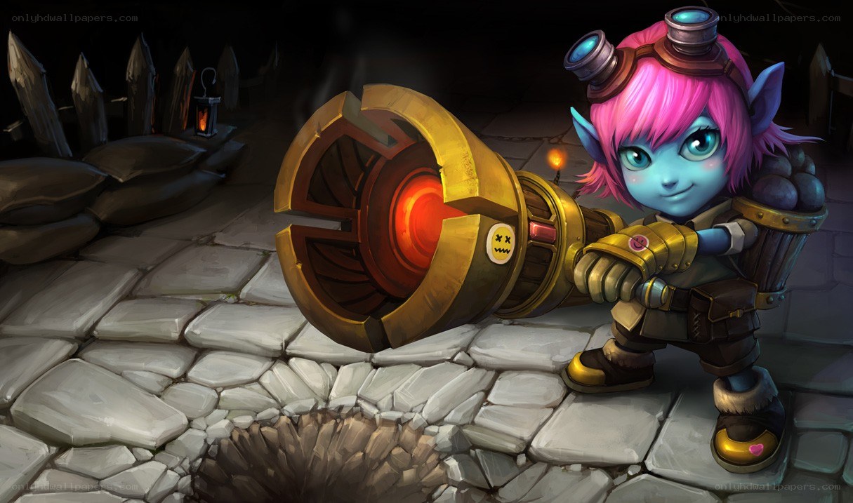 goblin with a large cannon
