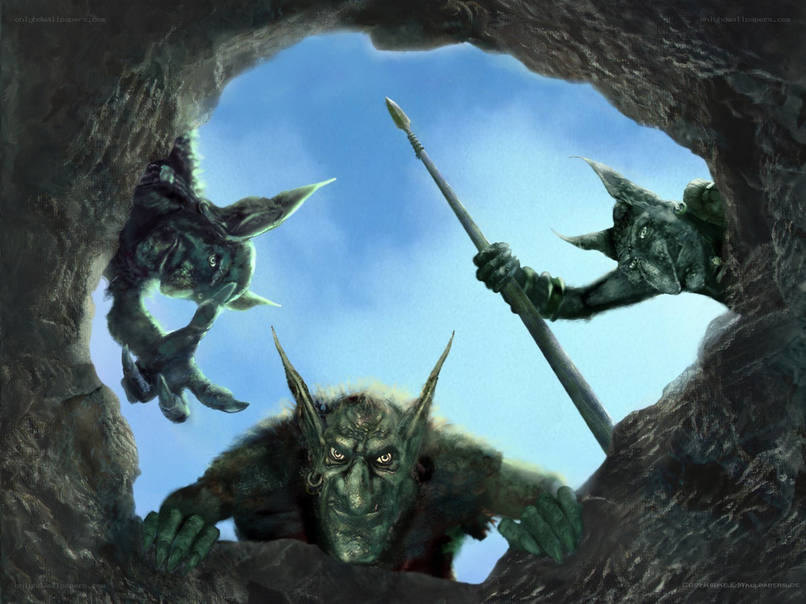 goblins in a cave