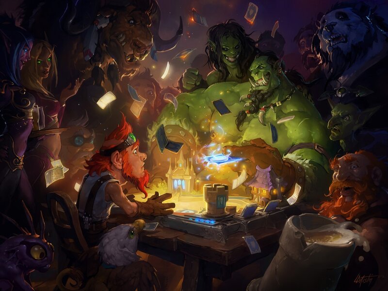 Goblins Playing Cards — Green, Chaotic