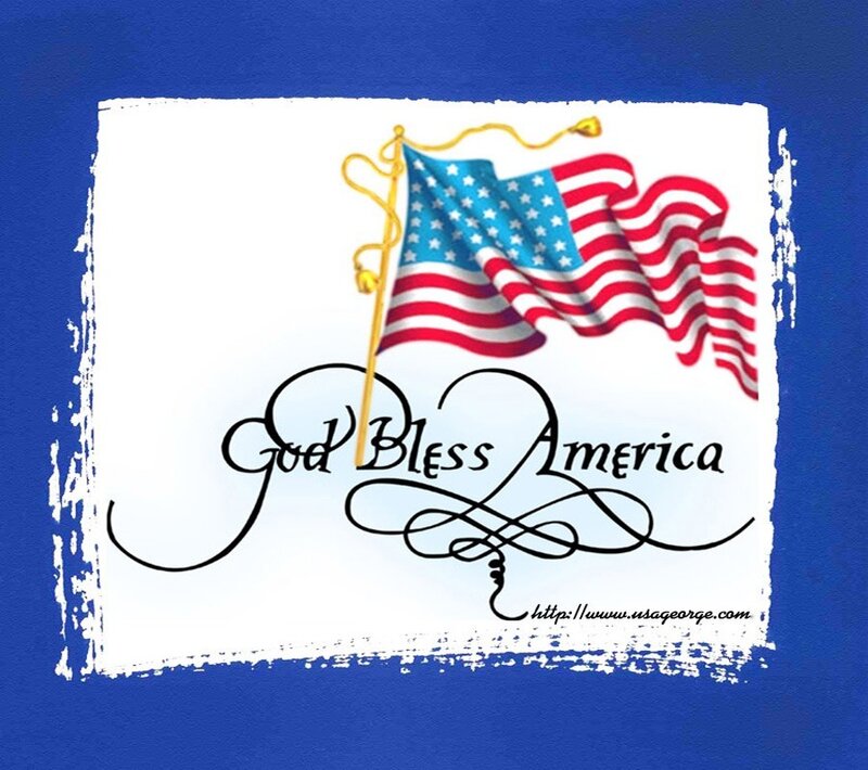 God Bless America graphic