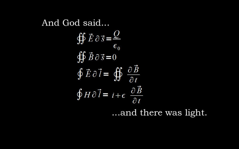 God said light