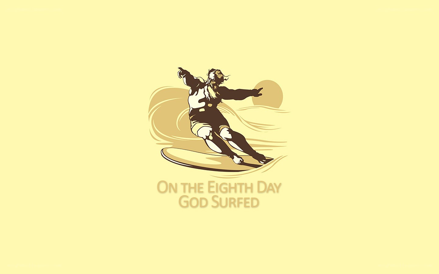 God Surfing on the Eighth Day