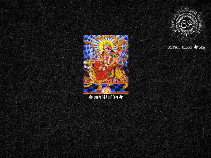 Goddess on Tiger