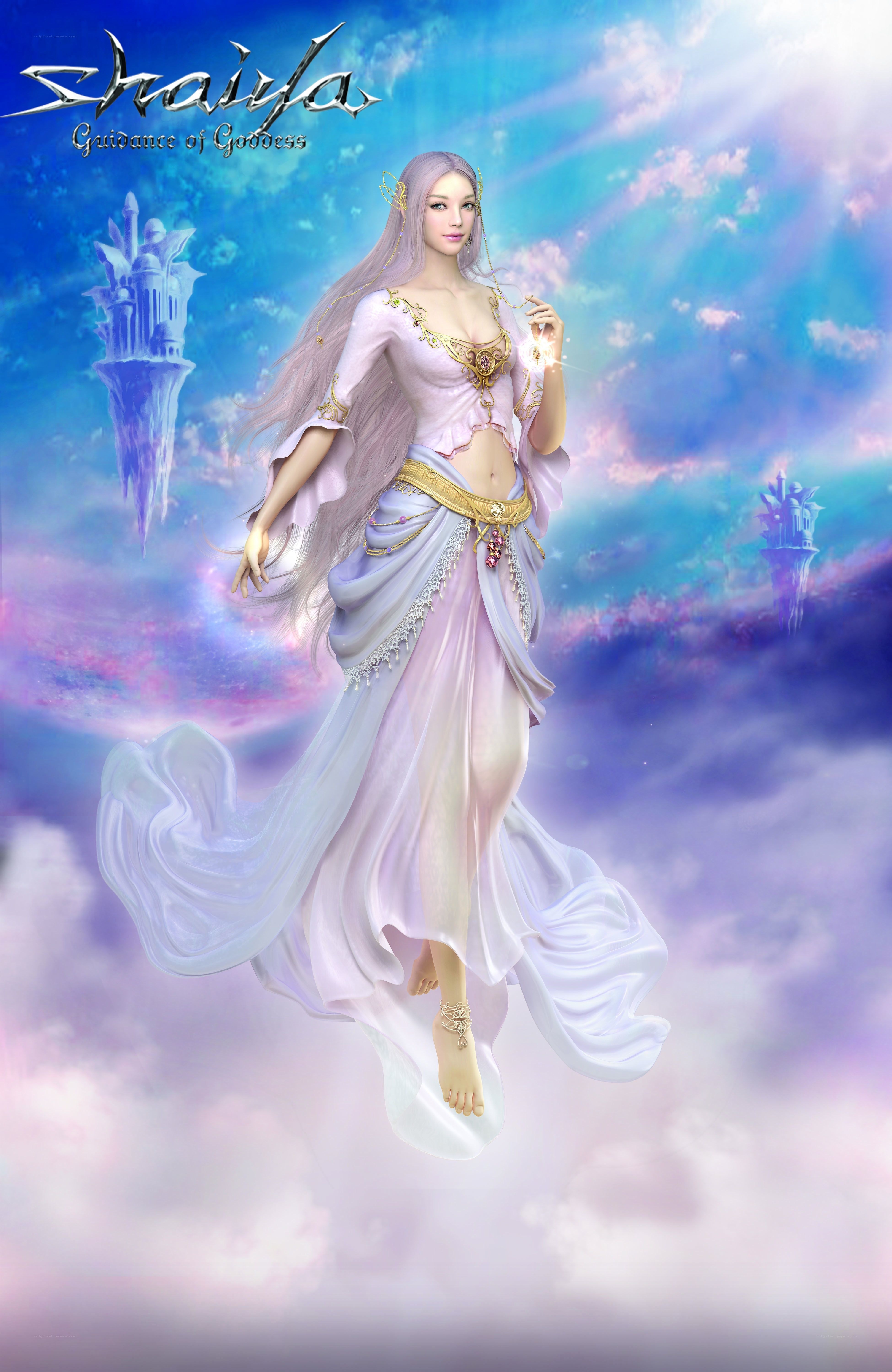 Goddess Shaiva in the sky