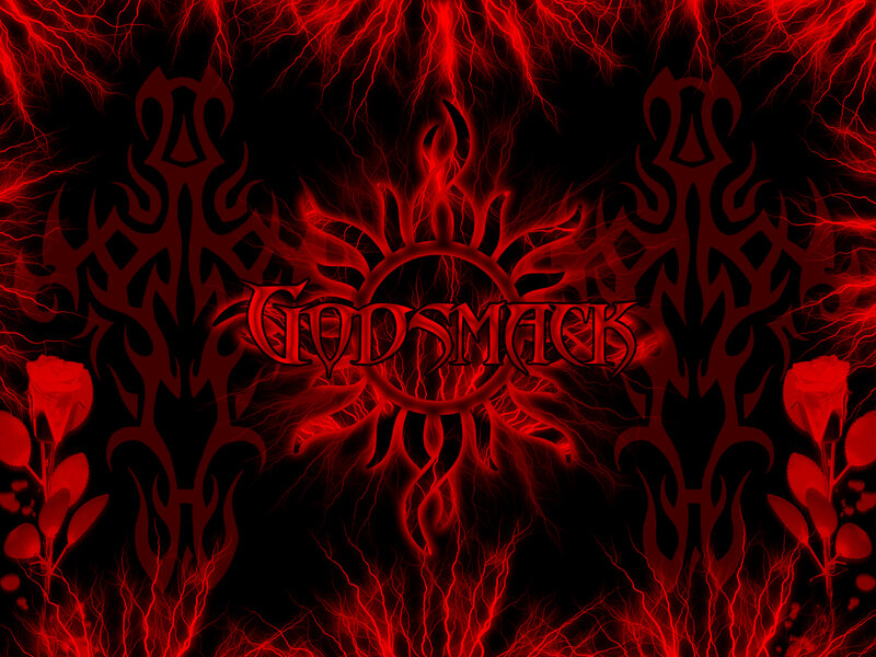 Godsmack Logo with Red Design