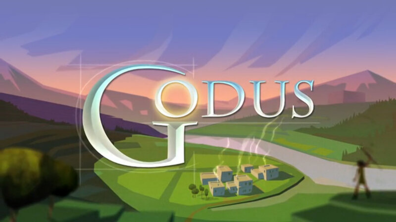 Godus game title screen