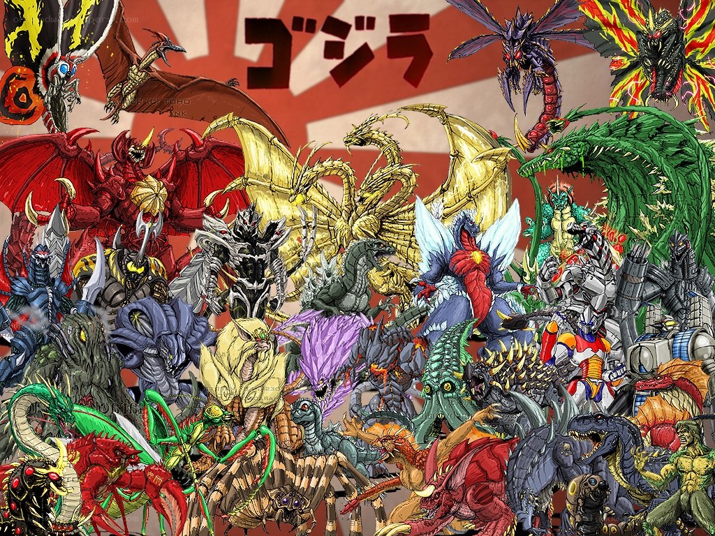 Godzilla and kaiju monsters