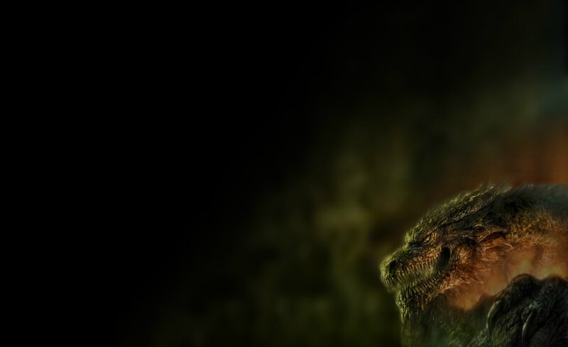 Godzilla Head — Black