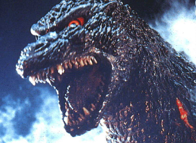 Godzilla Head Close-up