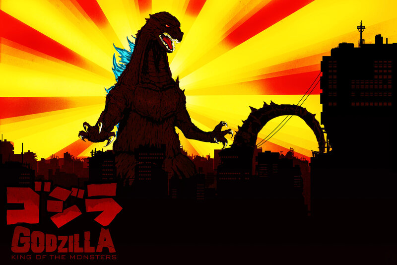 Godzilla in City — Yellow