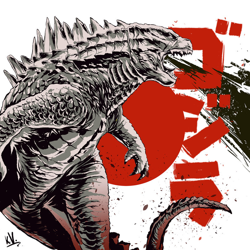 Godzilla Monster — Red